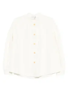 Топ с высоким воротником Forte Forte, нейтральный