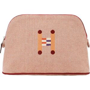 HERMES Сумка для боулинга женская миниатюрная красно-оранжевая, Red & Orange