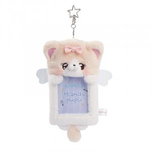 Ручная кукла-держатель для карт Angel Demon Collection плюшевый кулон высота 14см ABFUN, Angel Demon Card Holder-Angel Cat