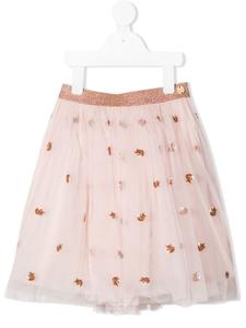 Пышная юбка с блестками Lanvin Enfant, розовый
