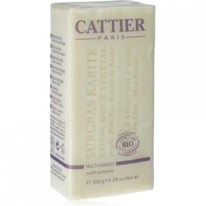 Лечебное глиняное мыло с маслом ши 150 г Cattier Paris