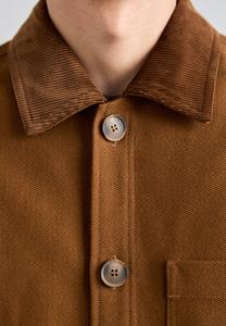 Летняя куртка HEAVY BEDFORD WEAVE Essential Collective, коричневый