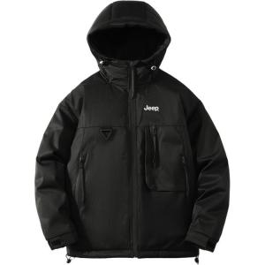 Стеганая куртка мужская Jeep, цвет Space Black