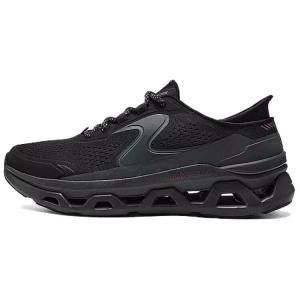 Спортивные кроссовки мужские с низким верхом черные/угольные Skechers