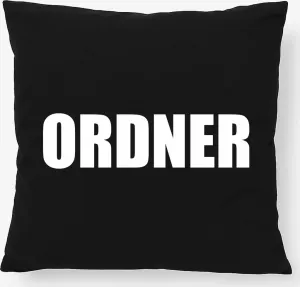 Подушка-папка Huuraa с надписью, подарочная, 40x40 см, с наполнителем из черного хлопка, декоративная папка Hellweg Druckerei