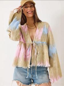 Кимоно Bianco Lucci, оливковый