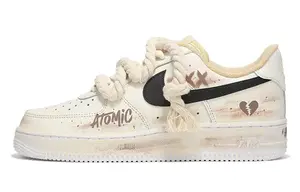 Женские кроссовки для скейтбординга Nike Air Force 1, Off-white