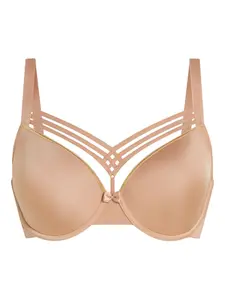 Бюстгальтер с уплотненными бретелями Marlies Dekkers, нейтральный