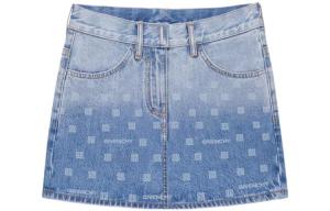 Givenchy Джинсовая длинная юбка Women's Blue