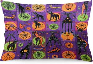 MaSiledy Наволочка декоративная "Паук на Хэллоуин" двусторонняя с молнией Pattern-1