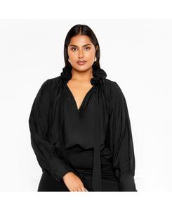 Топ Антуанетта больших размеров CITY CHIC, Black