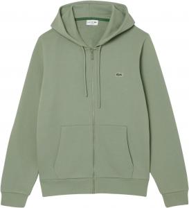 Толстовка Lacoste мужская Classic Fit на молнии из флиса, Thyme