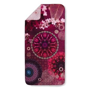 Пляжное полотенце/спортивное полотенце/дорожное полотенце с мандалами - 50х100 см - 100% микрофибра Muller Textil, мультиколор