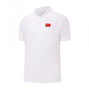 Футболка-поло Li-Ning Honor Gold Logo Collection 26 весна-лето унисекс