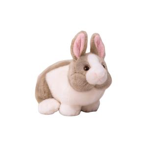 Плюшевая кроличья кукла Chubby Rabbit, высота 28 см MENGXIAOZAI, серый