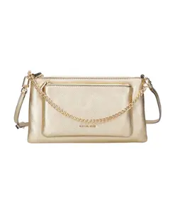 Сумка-Кроссбоди Jet Set среднего размера из зернистой кожи с возможностью трансформации. Michael Kors, бежевый