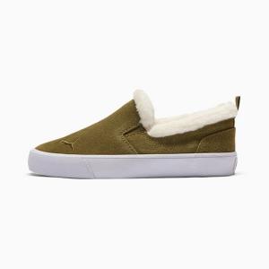 Женские туфли без застежек Bari Comfort Shearling Puma, зеленый