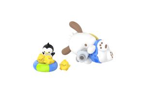Слепая коробка Pochacco Fake Beach Collection, одиночная мистери-бокс/полный набор 8 шт TOP TOY