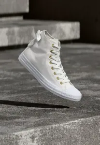 Кроссовки chuck taylor all star hightop Converse, White/Light Gold-Coloured