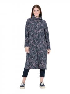 Ulla Popken Темно-синее миди-платье