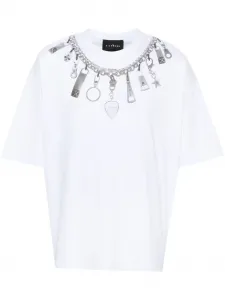 Футболка с принтом John Richmond, черный