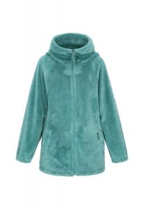 Schmuddelwedda Флисовая куртка в голубом цвете Cyan Blue