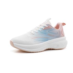 Женские кроссовки с низким верхом, увеличивающие рост, противоскользящие, износостойкие, дышащие TONYBEAR, White Pink