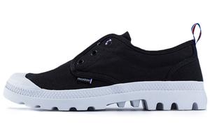 Pampa Canvas Shoes Unisex Low-top Black/white Palladium