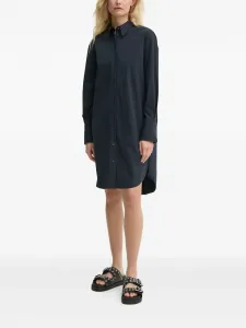 Платье-рубашка из хлопка на пуговицах Marc O'Polo, синий