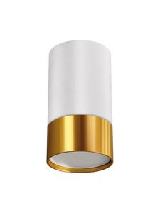 Потолочный светильник Ø 5,5 x (В)10 см в белом и золотом цвете Licht-Erlebnisse