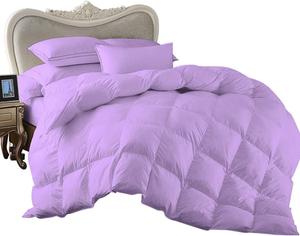 BesBedding Комплект постельного белья из длинноволокнистого хлопка плотностью 500 г/м² Lilac