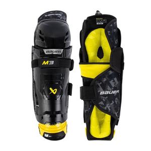 BAUER Новая модель 2023, M3 защитная экипировка для хоккея с шайбой, комплект из 3 предметов, средний уровень для подростков и взрослых, нагрудник, наколенники, налокотники, 28 см