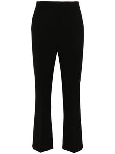 Max Mara креповые брюки прямого кроя, черный