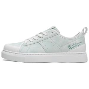 Cabbeen Низкие скейтерские кроссовки мужские серо-зеленые, цвет Gray Green