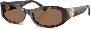 Женские солнцезащитные очки Miller от Tory Burch, Brown Tortoise