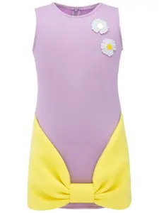 Платье Fiona без рукавов с бантом Mimi Tutu, фиолетовый