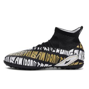 Kuding Антискользящие износостойкие дышащие футбольные бутсы унисекс Black Turf, цвет Black Turf