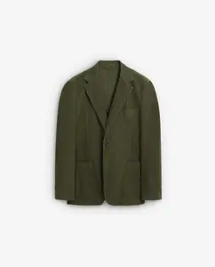 Мужской вельветовый пиджак из хлопка, прямого кроя Scalpers, хаки