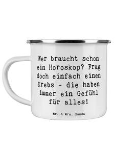 Кружка с надписью Чувство рака белого цвета Mr. & Mrs. Panda