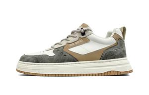 Износостойкие низкие мужские кроссовки HLA, White Brown