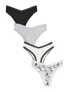 Трусики Next, светло-серый/черный/белый