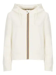 Худи на молнии K-Way, белый