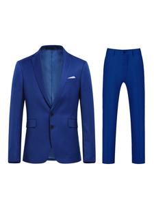 Youthup Костюм Slim fit в цвете Royal Blue