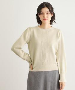 Вязаный пуловер с узором