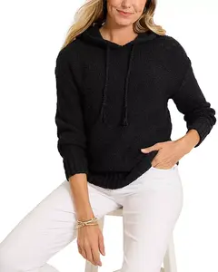 Толстовка с капюшоном на шнуровке Beachy cove Tommy Bahama, черный