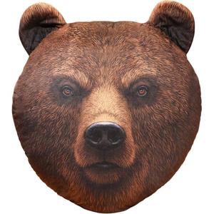 Плюшевая кукла с принтом в виде головы животного, высота 40 см Bitter purchase