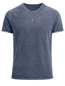 Neverless Футболка 'Spiritual Awareness' в синем цвете