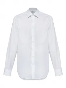 Хлопковая рубашка Etro, белый