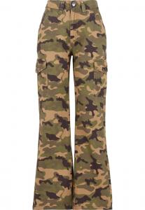 Джинсы карго с широкими штанинами DEF, зеленый