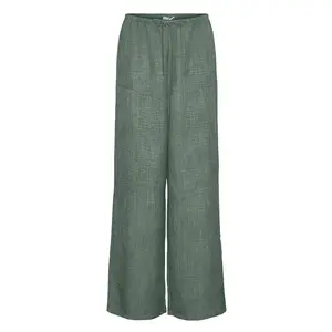 Брюки Vero Moda Melaney Loose, зеленый